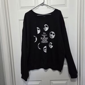 Disney Tim Burton The Nightmare Before Christmas Jack Skellington Sweater 3XL